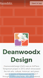 Mobile Screenshot of deanwoodxdesign.com